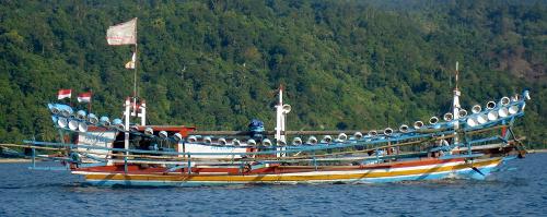 Fishing boat in Sumatra, Indonesia