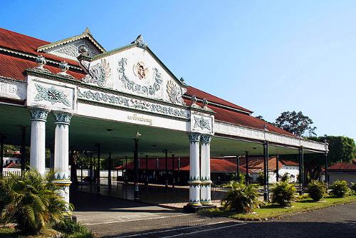 "Pagelaran", the front hall of Kraton of Yogyakarta, Indonesia