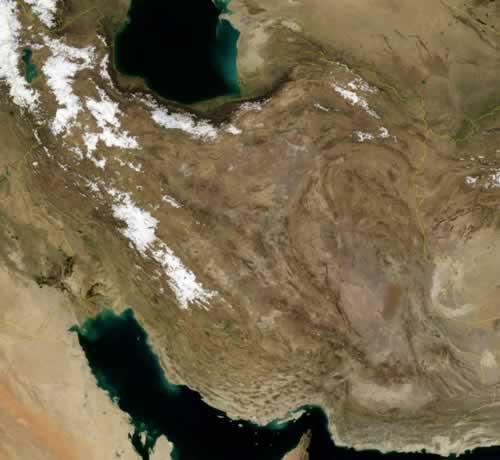 Iran Satellite Photo