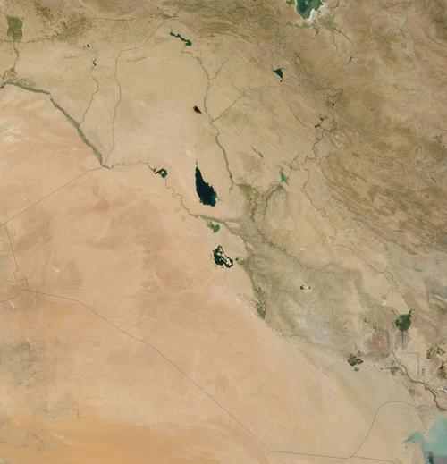 Iraq satellite photo