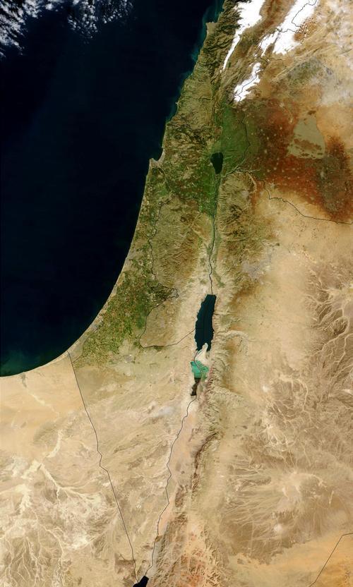 Israel Satellite photo