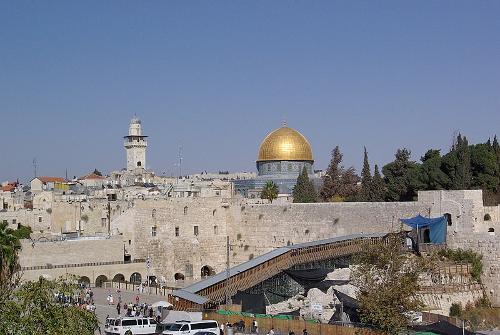 Jerusalem, Dome of the Rock and Western Wall, Israel