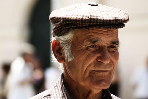Elderly Sardinian man