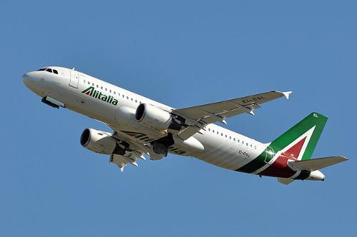 Airbus A320-216 of Alitalia, national airline of Italy