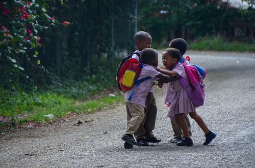 School kids Jamaica