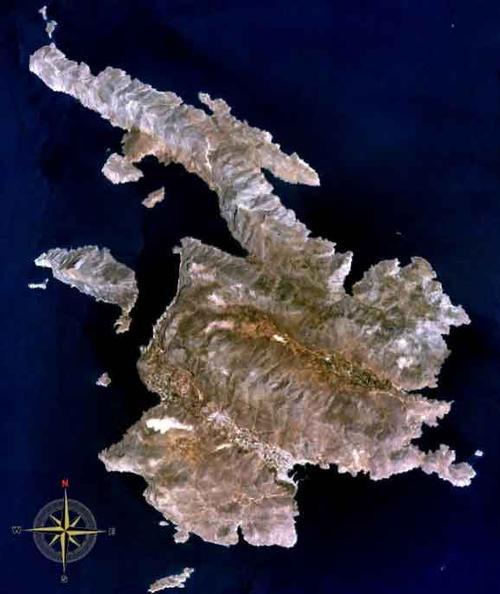 Kalymnos Satellite Photo 