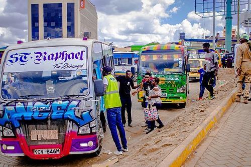Matatu busses, Kenya