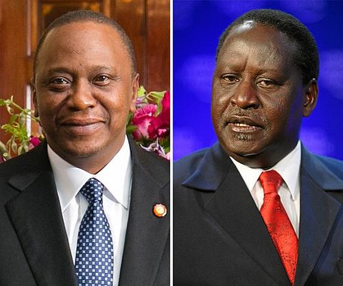 Uhuru Kenyatta en Raila Odinga, Kenya