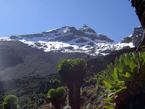 Snow on Mount Kenya