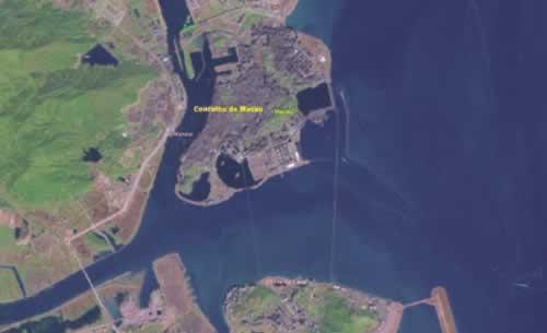 Macau Satellite Photo