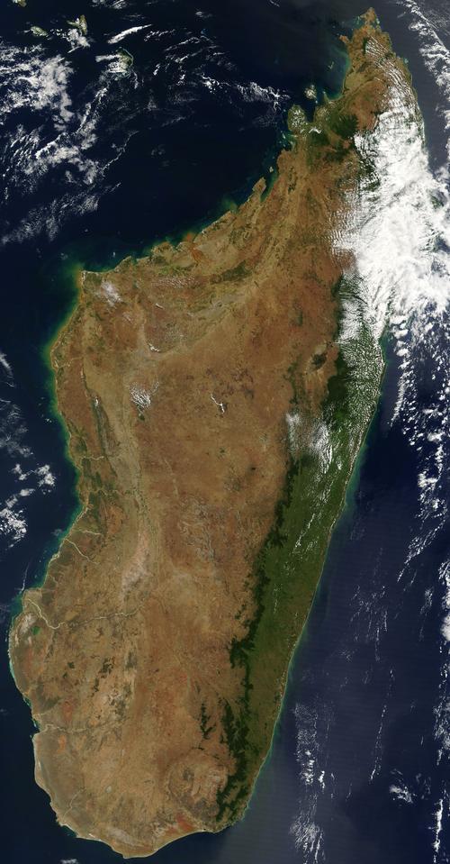 Madagascar Satellite Photo