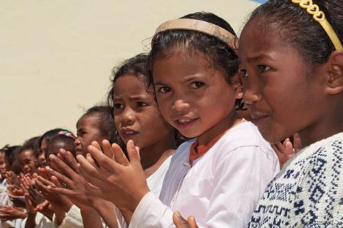 Merina-girls, Madagascar