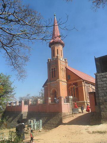 Protestant church in Antananarivo, Madagascar