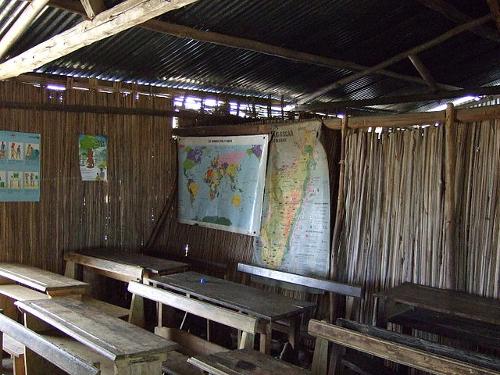 Simple school on Madagascar