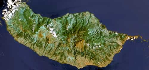 Madeira Satellite Photo