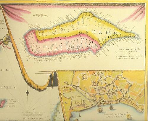Map of Madeira from the 17th century