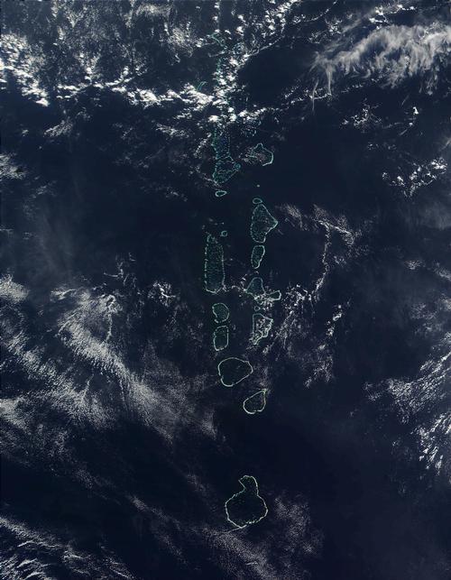Maldives Satellite photo 
