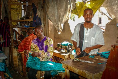 Bamako tailors, Mali