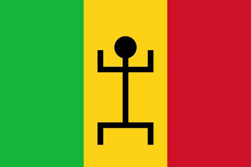 Flag of the Mali Federation 1858-1961