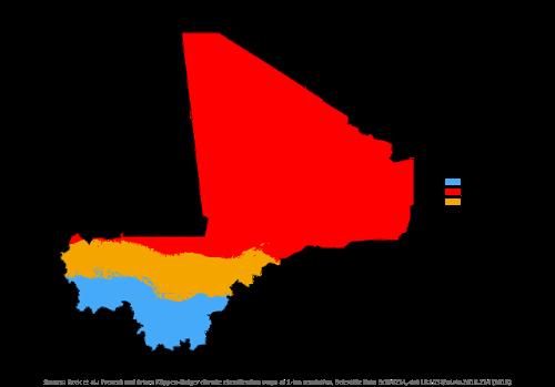 Climate zones of Mali