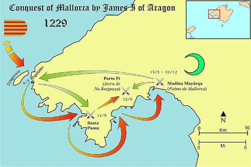 Conquest of Mallorca by James I of Aragon