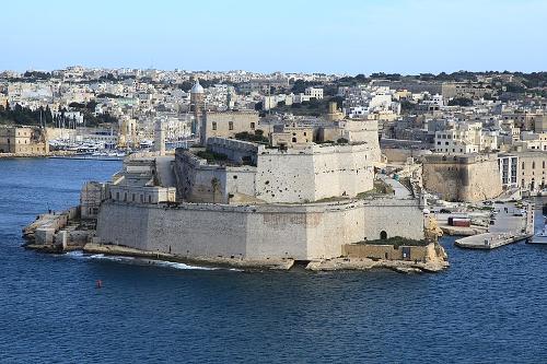 St. John's fortress St Angelo on Malta