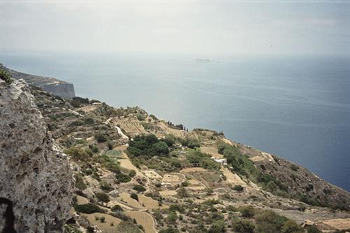 Ta' Dmejrek, highest point of Malta