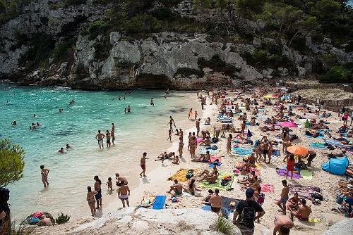 Tourists flock to Menorca every year