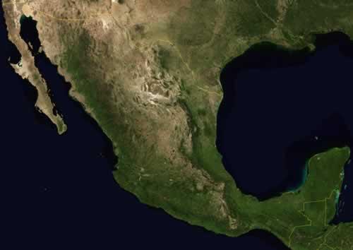 Mexico Satellite Photo