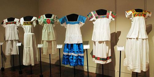 Traditional Huastec clothes, Mexico