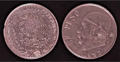 Peso, currency of Mexico