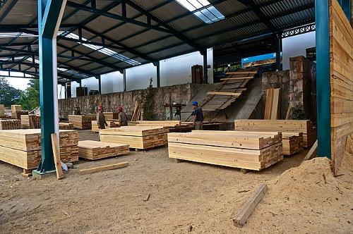 Sawmill in Oaxaca, Mexico