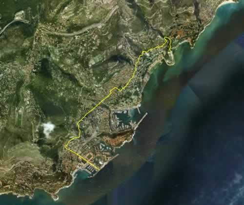 Monaco Satellite Photo