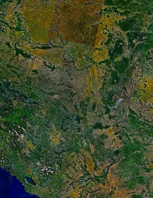 Montenegro Satellite Photo
