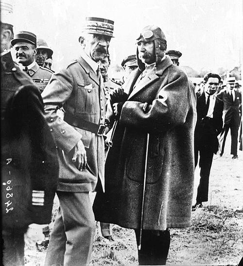 General Lyautey welcomes Marshal Pétain to Morocco during the Rif War, 1925