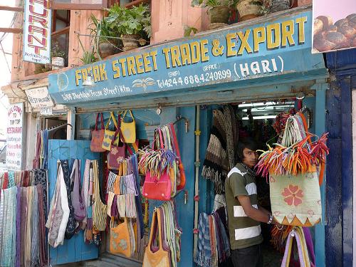 Hippie shop Nepal