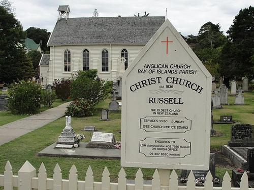 Oldest church is located in Russell, New Zealand (1836)