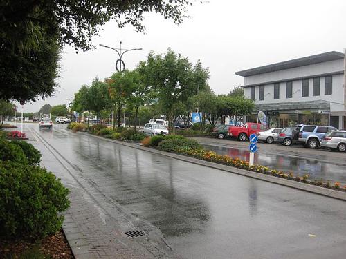 Rainy day Te Anau, New Zealand