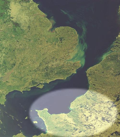 Normandy Satellite Photo