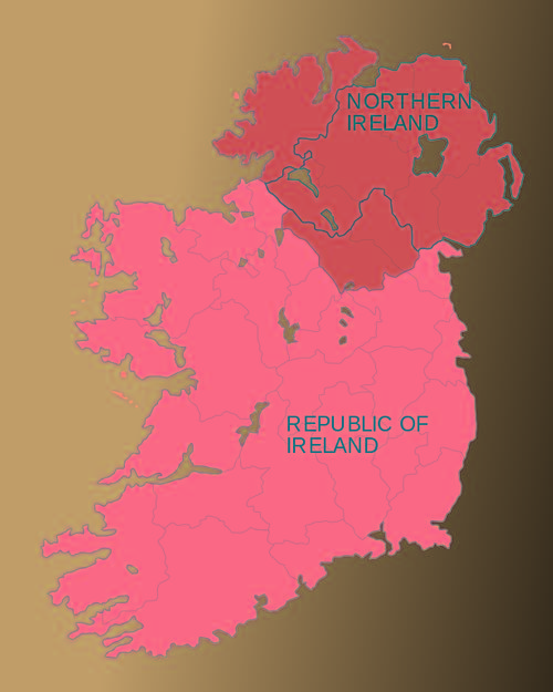 Seperation Northern-Ireland and Ireland