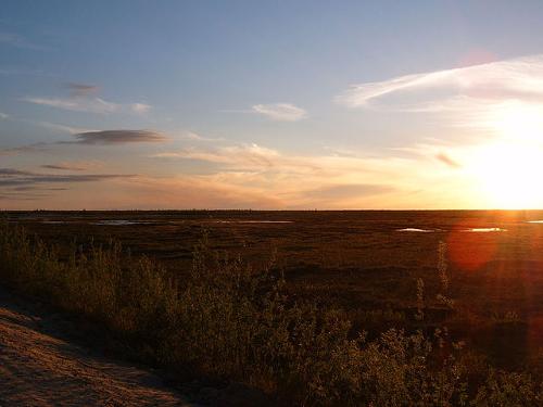 Midsummernight sun, Norway