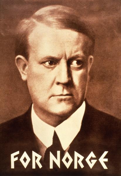 Vidkun Quisling, leader of the Nasjonal Samling (National Unity) party in Norway and Prime Minister from 1942 