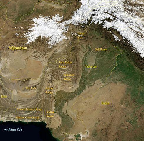 Pakistan Satellite Photo