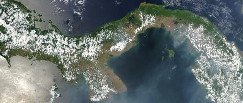 Panama Satellite Photo