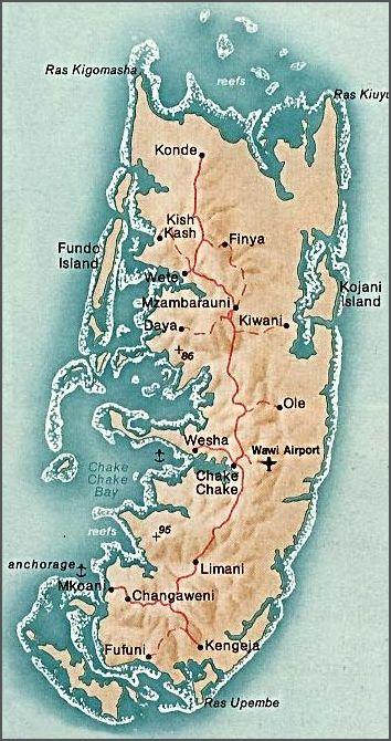 Pemba Map
