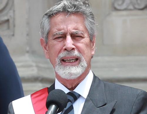 Francisco Sagasti, since 17 november 2020 president of Peru