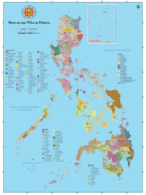 Philippines Language Map