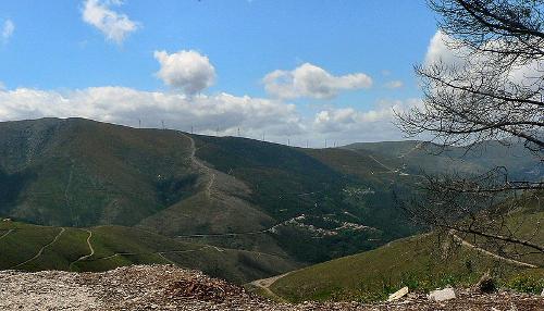 Torre Serra de Estrela, mountain range with the highest point in Portugal