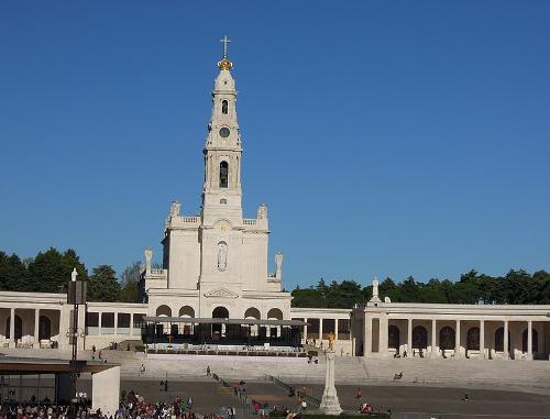 Fatima, a catholic pilgrimage site in Portugal 