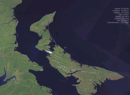 Prince Edward Island Satellite Photo
